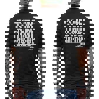 Lustiger Name Robbie Mit Aufschrift It's Time To Move Your Body T-Shirt mit Rückendruck - Geschenkecke