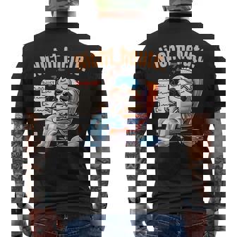 Lustiges Mit Aufdruck Herren Damen Männerchlafen T-Shirt mit Rückendruck - Geschenkecke