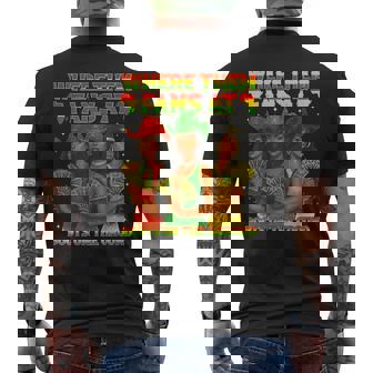 Where Them Fan At Boots On The Ground Black Western Cowgirl Men's T-shirt Back Print - Monsterry