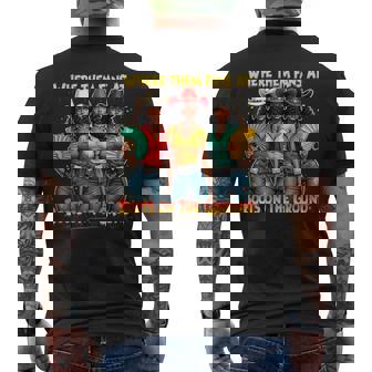 Where Them Fans At Boots On The Ground Western Dance Men's T-shirt Back Print - Thegiftio