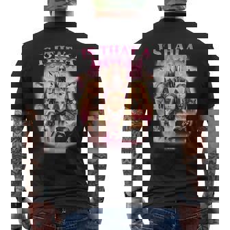 M3gan Heart Throb 公式ライセンス商品。 メンズTシャツ バックプリント - Kawaiitshirt