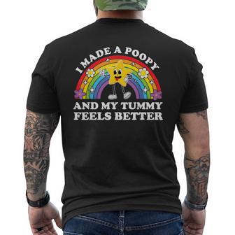 I Made A Poopy Inappropriate Vacation Swap Adult Men's T-shirt Back Print - Thegiftio UK