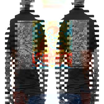 Magzor Gyalmo チベット仏教 タンカ 曼荼羅 仏教 メンズTシャツ バックプリント - Kawaiitshirt