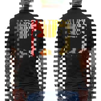 Maltipoo マルプー メンズTシャツ バックプリント - Kawaiitshirt