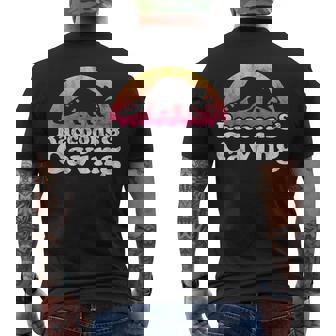 Mapaches Y Espeleología Mapache Camiseta Hombre Estampado Espalda - Regaloses