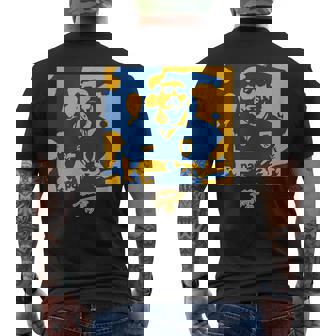 Maradona Boca 1995 ペイント メンズTシャツ バックプリント - Kawaiitshirt