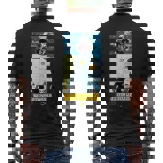 Maradona アルゼンチンヒゲ メンズTシャツ バックプリント - Kawaiitshirt