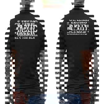 Marcelino Nombre Gracioso Diciendo Marcelino Camiseta Hombre Estampado Espalda - Regaloses