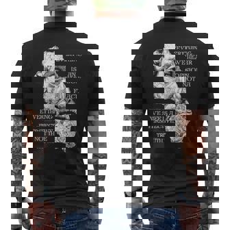 Marcus Aurelius ストイック哲学 ローマ哲学者の名言 メンズTシャツ バックプリント - Kawaiitshirt