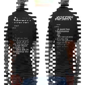 Maricarmen Definición De Nombre Diccionario Divertido Camiseta Hombre Estampado Espalda - Regaloses