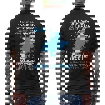 Marseille Dans La Peau Cadeauupporter Marseillais T-shirt imprimé au dos - Cadeauxyz