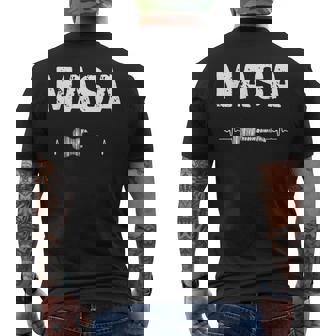 Masa ギター ハートビート 音楽 ギタリスト レトロ ヴィンテージ メンズTシャツ バックプリント - Kawaiitshirt