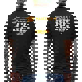 Masters Degree Graduation Mastered It 2025 Men's T-shirt Back Print - Thegiftio UK