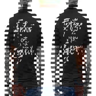 Matching Bridal Party For Family Father Of The Groom Men's T-shirt Back Print - Monsterry