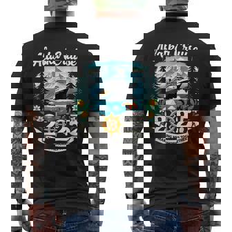 Matching Family Friends And Group Alaska Cruise 2025 Men's T-shirt Back Print | Mazezy