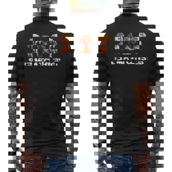 Be Matchless ファニー・ダックスフンド メンズTシャツ バックプリント - Kawaiitshirt