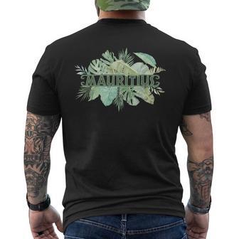 Maurice Feuilles Palmier Île Forêt Tropicaleouvenir Cadeau T-shirt imprimé au dos - Cadeauxyz