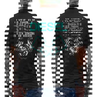 Mechanic Lovemell Of Diesel In Morning Car Auto メンズ メンズTシャツ バックプリント - Kawaiitshirt