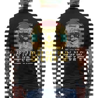 Meilleur Chat Papa Pour Hommes Amourte De Chat Rétro Cat T-shirt imprimé au dos - Cadeauxyz