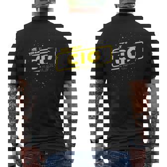 Meilleur Cio Dans La Galaxie Drôle Chief Information Officerhi T-shirt imprimé au dos - Cadeauxyz