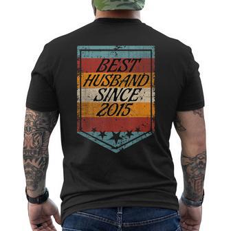 Mejor Marido Desde 2015 Boda Casada En 2015 Camiseta Hombre Estampado Espalda - Regaloses