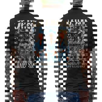 Melanin Cowgirls Black History Month African Melanin Pride Men's T-shirt Back Print - Thegiftio