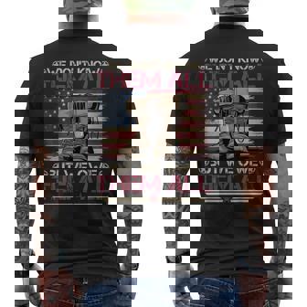 Memorial Day We Don't Know Them All Veteran Military Men's T-shirt Back Print - Thegiftio
