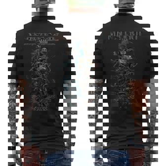 Meshuggah グラフィックデザインギフト Meshuggahファンへのメンズギフト。 メンズTシャツ バックプリント - Kawaiitshirt