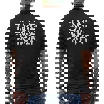 Message Caché Élégant T-shirt imprimé au dos - Cadeauxyz