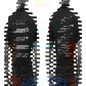 Messerschmitt Bf109 German Ww2 Fighter Camiseta Hombre Estampado Espalda - Regaloses