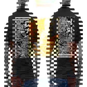 Mex-Art デーモンブルルチャリブレ メキシカンレスラーレジェンド メンズTシャツ バックプリント - Kawaiitshirt