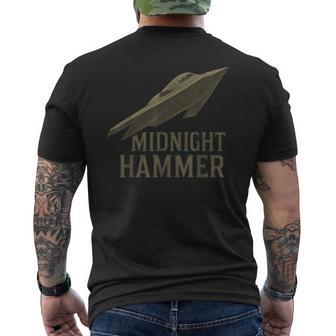 Midnight-Hammer B2 Usa Military Men's T-shirt Back Print - Thegiftio UK