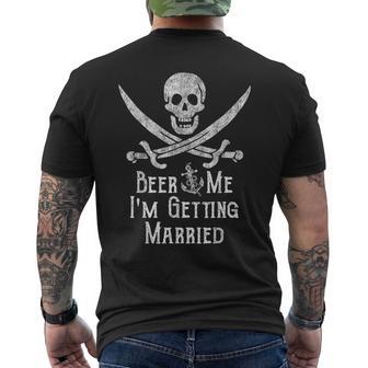 Miposerò Divertente Addio Al Celibato Birra Pirata T-shirt da uomo con stampa posteriore - Novitaregali