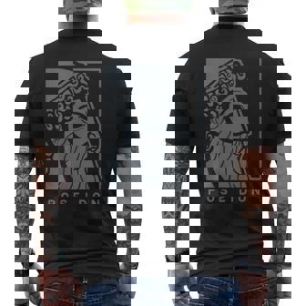 Mitología Y Leyendas Griegas Poseidón Dios Del Mar Camiseta Hombre Estampado Espalda - Regaloses