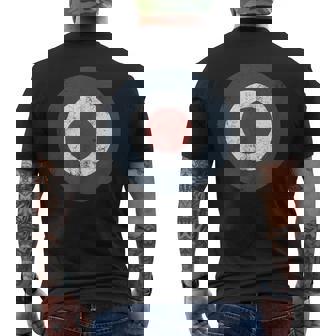 Mod Target ブルズアイ Uk Raf ラウンデルターゲット メンズTシャツ バックプリント - Kawaiitshirt