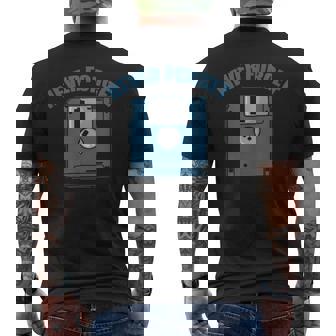 Módulo De Memoria Retro Never Forget Diskette Camiseta Hombre Estampado Espalda - Regaloses