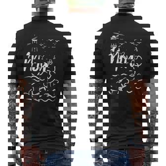 Moin Lustiges Norddeutschland Nordsee Ostsee T-Shirt mit Rückendruck - Geschenkecke