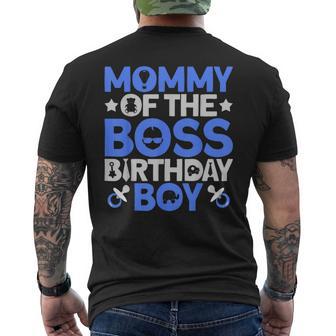 Mommy Of The Boss Birthday Party Outfit Like A Boss Mommy Men's T-shirt Back Print - Thegiftio UK