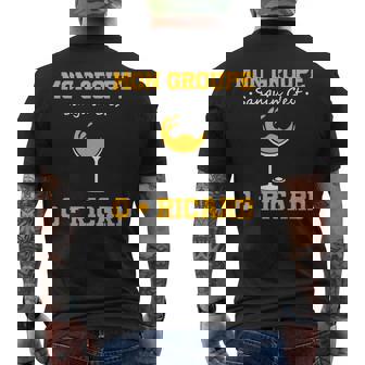 Mon Groupeanguin C'est O Ricard Cadeau Amis Humour Apéro T-shirt imprimé au dos - Cadeauxyz