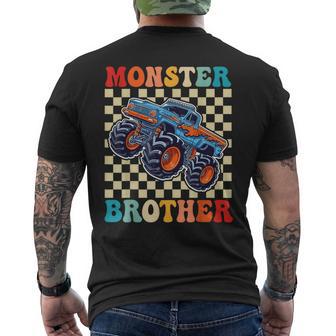 Monster Truck Brother Family Matching Monster Truck Lovers Men's T-shirt Back Print - Thegiftio UK