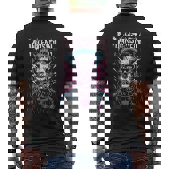 Monstruo Punkenstein Frankenstein Punk Rock In Mangas Camiseta Hombre Estampado Espalda - Regaloses