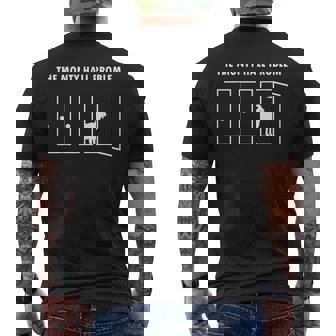 Monty Hall Problem 数学者ギフト 数学教師 オタク メンズTシャツ バックプリント - Kawaiitshirt