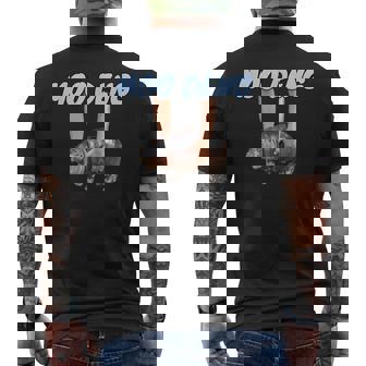 Moo-Deng Baby Pygmy Hippo Cute Zoo For Family メンズTシャツ バックプリント - Kawaiitshirt