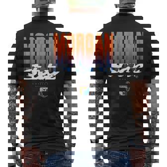 Morgan State University Bears Color Fade Essential Hbcu Men's T-shirt Back Print | Mazezy