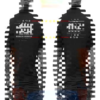 Moscow Agents Maga パロディ メンズTシャツ バックプリント - Kawaiitshirt