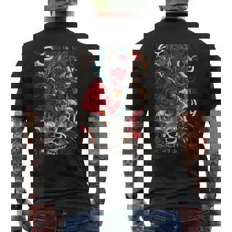 Motif Japonais Tokyo Raijin D'inspiration Asiatique Rétro 80 T-shirt imprimé au dos - Cadeauxyz