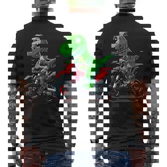 Moto Équitation Dinosaure T-shirt imprimé au dos - Cadeauxyz