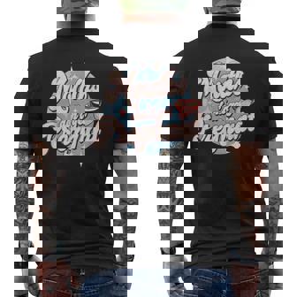 Mouth Don't Get Pregnant 恥ずかしいユーモア 大人のジョーク メンズTシャツ バックプリント - Kawaiitshirt