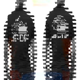 Mr Plow 面白い 皮肉なノベルティプラウトラック メンズTシャツ バックプリント - Kawaiitshirt