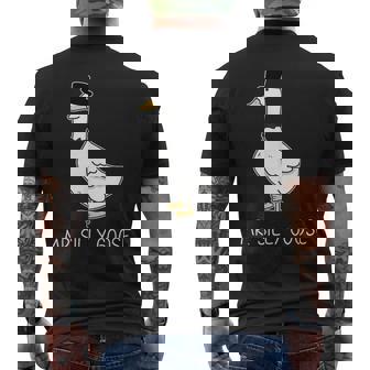 Mr Silly Goose Couple Matching Wedding Men Men's T-shirt Back Print - Thegiftio UK